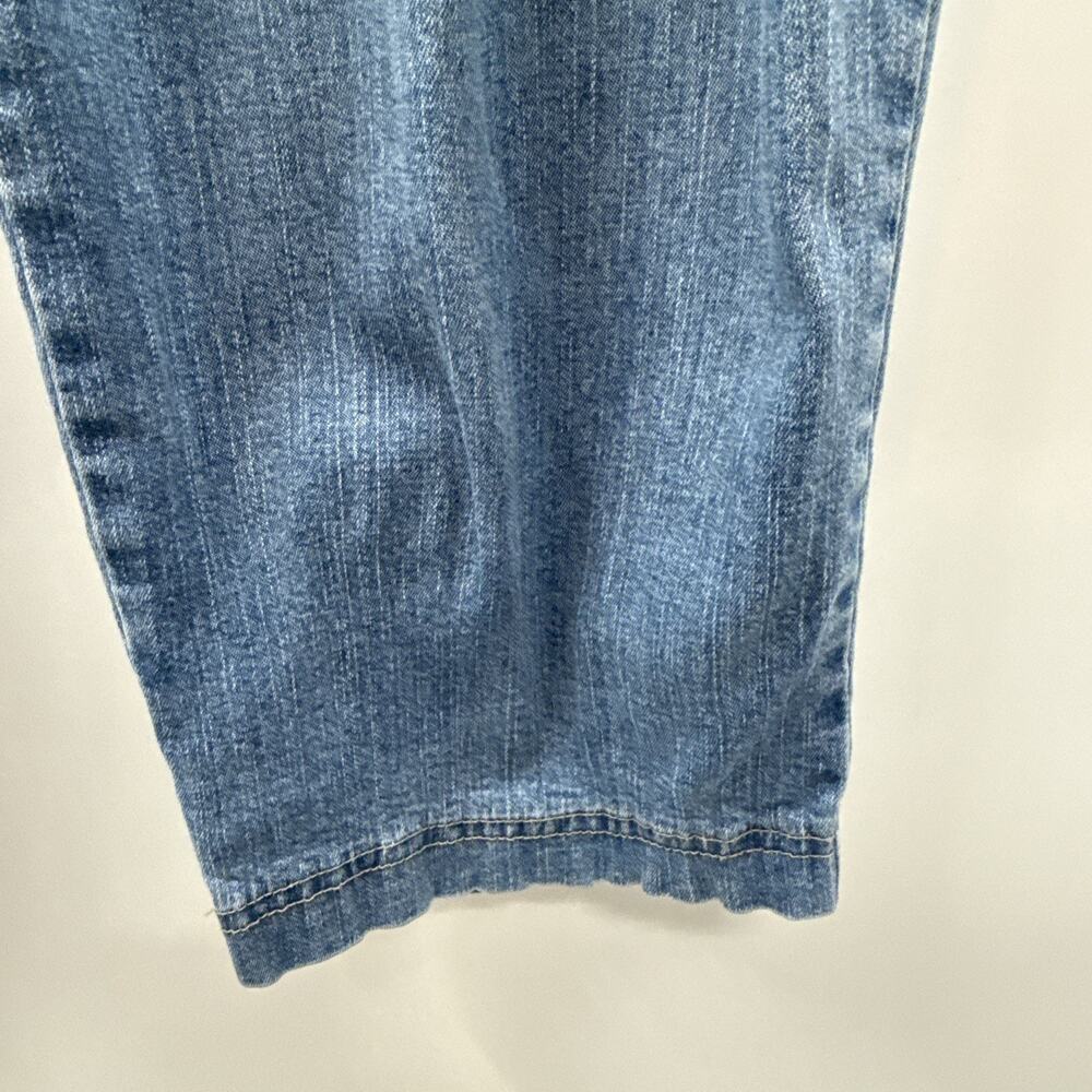 croft &barrow Jeans Women Pull On Elastic Waist Size 1X Short Pants Pockets - Picture 5 of 11